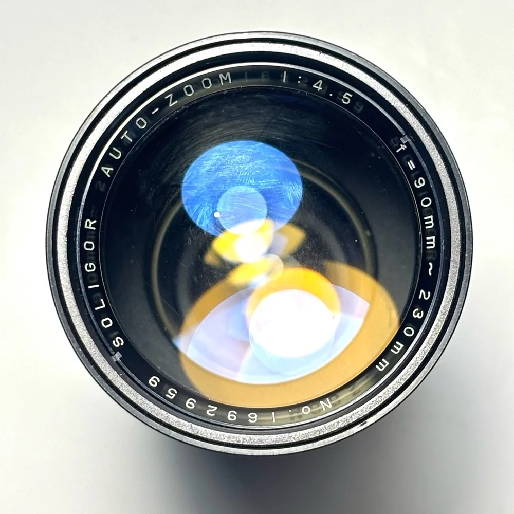 Soligor Auto-Zoom 90mm-230mm I :4.5 Lens No. 1692959 W/ Tripod Mount